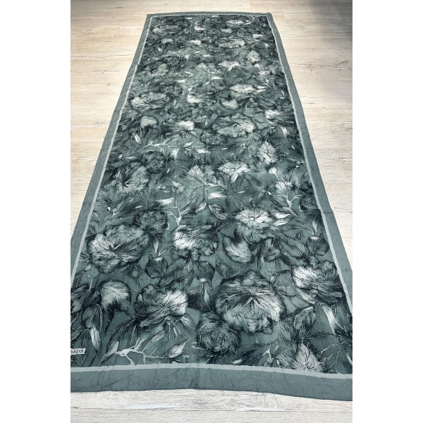 Desenli Bambu Şal 026KMY